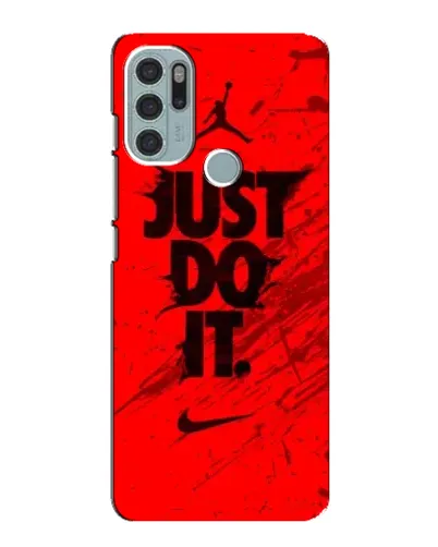Чехол для Motorola MOTO G60s с картинкой «Nike Just Do It» Чехол для Motorola MOTO G60s с картинкой «Nike Just Do It»