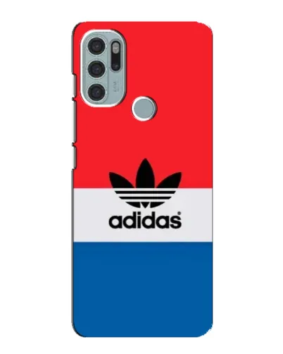 Чехол для Motorola MOTO G60s с картинкой «Ретро блоки Adidas»