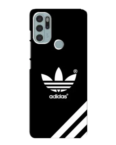 Чехол для Motorola MOTO G60s с картинкой «Adidas с диагональными полосами»