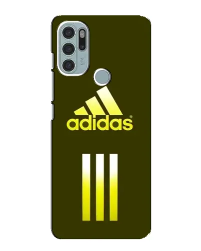 Чехол для Motorola MOTO G60s с картинкой «Оливковый градиент Adidas»