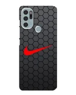 Чехол для Motorola MOTO G60s с картинкой «Nike — карбоновая сетка» Чехол для Motorola MOTO G60s с картинкой «Nike — карбоновая сетка»