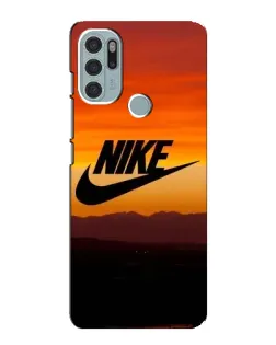 Чехол для Motorola MOTO G60s с картинкой «Nike — вечерний горизонт» Чехол для Motorola MOTO G60s с картинкой «Nike — вечерний горизонт»