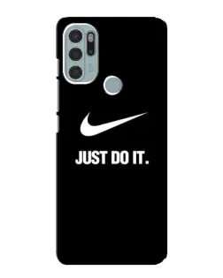 Чехол для Motorola MOTO G60s с картинкой «Классический принт Nike» Чехол для Motorola MOTO G60s с картинкой «Классический принт Nike»