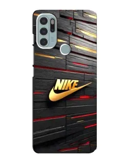 Чехол для Motorola MOTO G60s с картинкой «Золотой Nike на металле» Чехол для Motorola MOTO G60s с картинкой «Золотой Nike на металле»