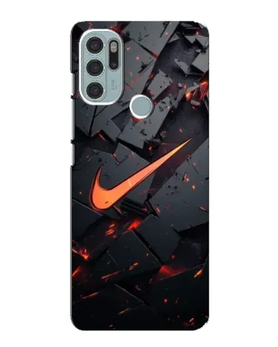 Чехол для Motorola MOTO G60s с картинкой «Nike — эффект разломов» Чехол для Motorola MOTO G60s с картинкой «Nike — эффект разломов»