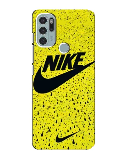 Чехол для Motorola MOTO G60s с картинкой «Желтый текстурный Nike» Чехол для Motorola MOTO G60s с картинкой «Желтый текстурный Nike»