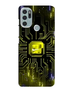 Чехол для Motorola MOTO G60s с картинкой «Nike — золотая искра» Чехол для Motorola MOTO G60s с картинкой «Nike — золотая искра»