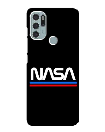 Чехол для Motorola MOTO G60s с картинкой «NASA — классика Red Blue» Чехол для Motorola MOTO G60s с картинкой «NASA — классика Red Blue»