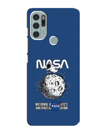 Чехол для Motorola MOTO G60s с картинкой «NASA — лунная миссия» Чехол для Motorola MOTO G60s с картинкой «NASA — лунная миссия»