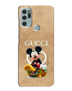Чехол для Motorola MOTO G60s с картинкой «Микки Маус Gucci — крафт» Чехол для Motorola MOTO G60s с картинкой «Микки Маус Gucci — крафт»