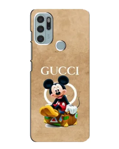 Чехол для Motorola MOTO G60s с картинкой «Микки Маус Gucci — крафт» Чехол для Motorola MOTO G60s с картинкой «Микки Маус Gucci — крафт»
