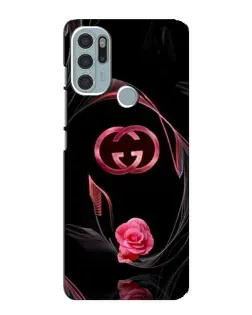 Чехол для Motorola MOTO G60s с картинкой «Gucci — неоновая роза» Чехол для Motorola MOTO G60s с картинкой «Gucci — неоновая роза»