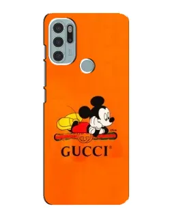 Чехол для Motorola MOTO G60s с картинкой «Микки Маус Gucci — оранж» Чехол для Motorola MOTO G60s с картинкой «Микки Маус Gucci — оранж»
