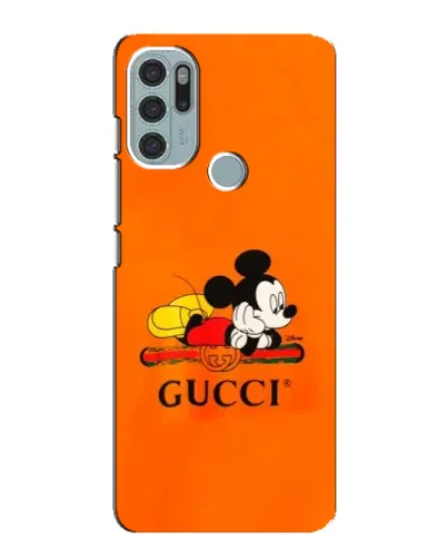 Чехол для Motorola MOTO G60s с картинкой «Микки Маус Gucci — оранж» Чехол для Motorola MOTO G60s с картинкой «Микки Маус Gucci — оранж»