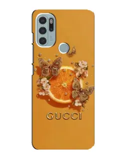 Чехол для Motorola MOTO G60s с картинкой «Gucci — золотые бабочки» Чехол для Motorola MOTO G60s с картинкой «Gucci — золотые бабочки»