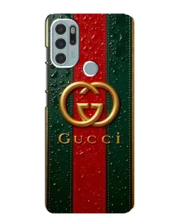Чехол для Motorola MOTO G60s с картинкой «Gucci — фирменная полоса и золото» Чехол для Motorola MOTO G60s с картинкой «Gucci — фирменная полоса и золото»