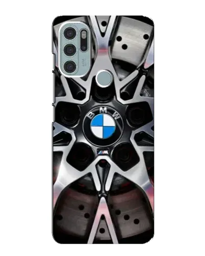 Чехол для Motorola MOTO G60s с картинкой «BMW — деталь диска»