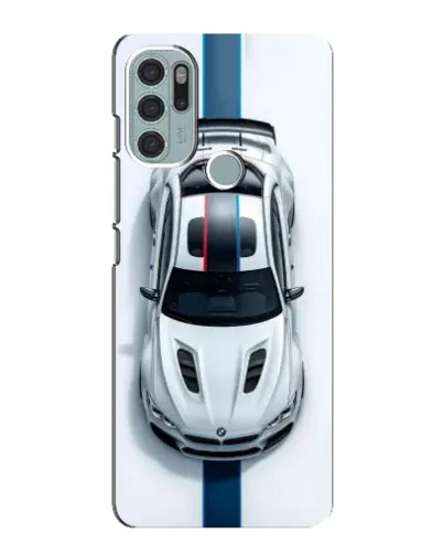 Чехол для Motorola MOTO G60s с картинкой «Вид сверху — BMW M»