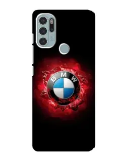 Чохол для Motorola MOTO G60s з картинкою «Логотип BMW — спалах» Чохол для Motorola MOTO G60s з картинкою «Логотип BMW — спалах»