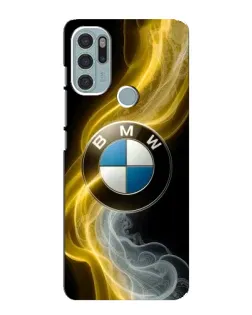 Чохол для Motorola MOTO G60s з картинкою «Золотистий дим BMW» Чохол для Motorola MOTO G60s з картинкою «Золотистий дим BMW»
