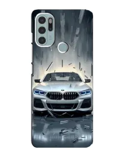 Чохол для Motorola MOTO G60s з картинкою «BMW у світлі фар» Чохол для Motorola MOTO G60s з картинкою «BMW у світлі фар»
