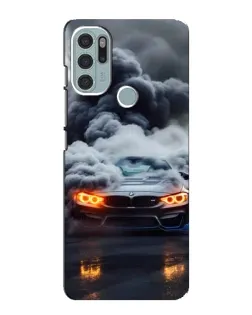 Чохол для Motorola MOTO G60s з картинкою «BMW у диму» Чохол для Motorola MOTO G60s з картинкою «BMW у диму»