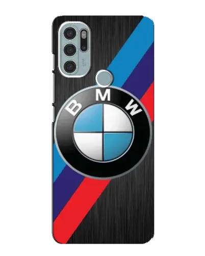Чехол для Motorola MOTO G60s с картинкой «BMW M-stripes стиль»