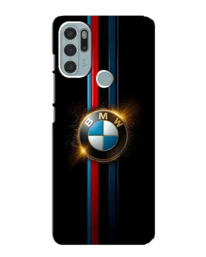 Чехол для Motorola MOTO G60s с картинкой «BMW M-Power неон»