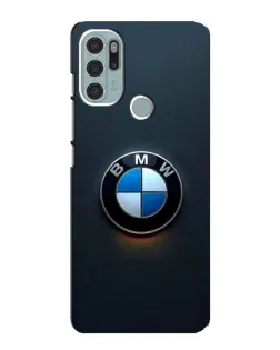 Чохол для Motorola MOTO G60s з картинкою «Логотип BMW — мінімалізм» Чохол для Motorola MOTO G60s з картинкою «Логотип BMW — мінімалізм»