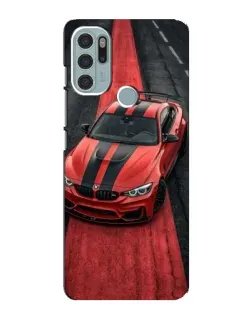 Чохол для Motorola MOTO G60s з картинкою «BMW на червоній доріжці» Чохол для Motorola MOTO G60s з картинкою «BMW на червоній доріжці»