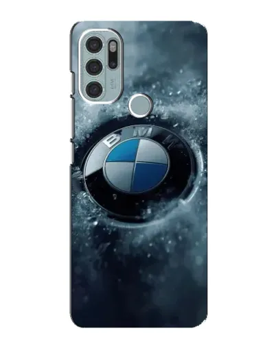 Чехол для Motorola MOTO G60s с картинкой «Логотип BMW — лед» Чехол для Motorola MOTO G60s с картинкой «Логотип BMW — лед»