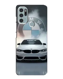 Чохол для Motorola MOTO G60s з картинкою «BMW в білому диму» Чохол для Motorola MOTO G60s з картинкою «BMW в білому диму»