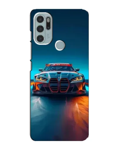 Чехол для Motorola MOTO G60s с картинкой «BMW — огни неона» Чехол для Motorola MOTO G60s с картинкой «BMW — огни неона»