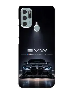 Чохол для Motorola MOTO G60s з картинкою «BMW крізь нічне місто» Чохол для Motorola MOTO G60s з картинкою «BMW крізь нічне місто»