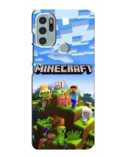 Чехол для Motorola MOTO G60s с картинкой «Minecraft классический мир» Чехол для Motorola MOTO G60s с картинкой «Minecraft классический мир»