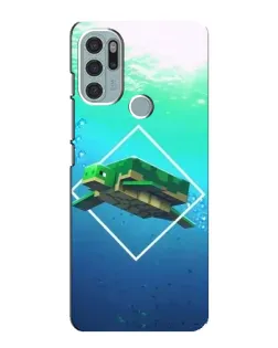 Чехол для Motorola MOTO G60s с картинкой «Черепаха Minecraft» Чехол для Motorola MOTO G60s с картинкой «Черепаха Minecraft»