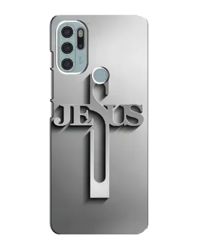 Чехол для Motorola MOTO G60s с картинкой «Металлический крест Jesus» Чехол для Motorola MOTO G60s с картинкой «Металлический крест Jesus»