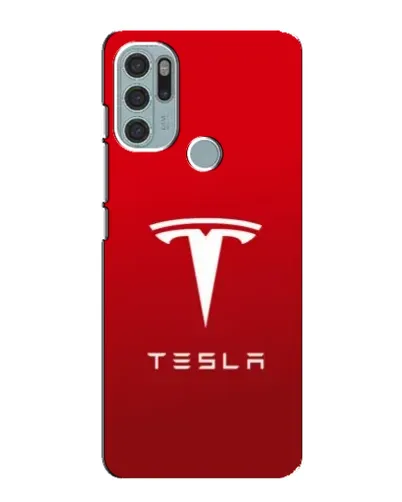 Чехол для Motorola MOTO G60s с картинкой «Tesla Red Classic»