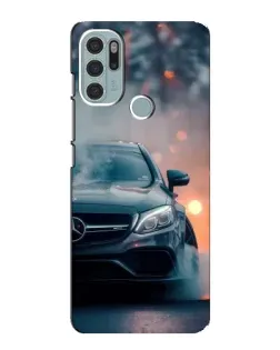 Чехол для Motorola MOTO G60s с картинкой «Mercedes — ночной город» Чехол для Motorola MOTO G60s с картинкой «Mercedes — ночной город»