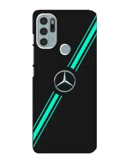 Чехол для Motorola MOTO G60s с картинкой «Спортивные линии Mercedes»