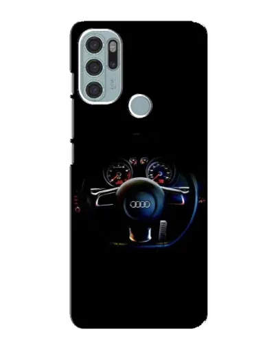 Чехол для Motorola MOTO G60s с картинкой «Салон Audi — руль» Чехол для Motorola MOTO G60s с картинкой «Салон Audi — руль»