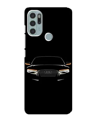 Чехол для Motorola MOTO G60s с картинкой «Audi — ночной контур» Чехол для Motorola MOTO G60s с картинкой «Audi — ночной контур»