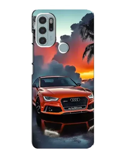 Чехол для Motorola MOTO G60s с картинкой «Audi — закат» Чехол для Motorola MOTO G60s с картинкой «Audi — закат»