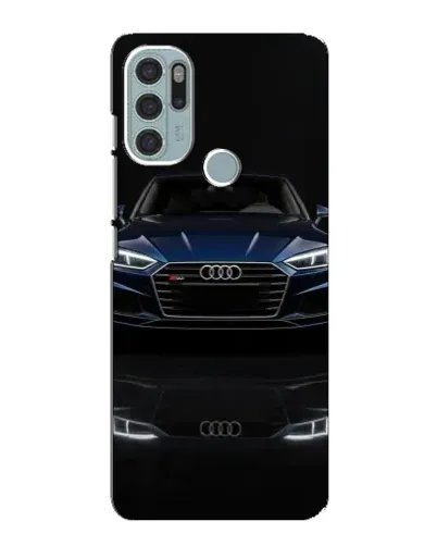 Чехол для Motorola MOTO G60s с картинкой «Audi — ночное отражение» Чехол для Motorola MOTO G60s с картинкой «Audi — ночное отражение»