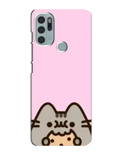 Чохол для Motorola MOTO G60s з картинкою «Pusheen та печиво» Чохол для Motorola MOTO G60s з картинкою «Pusheen та печиво»