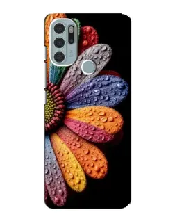 Чехол для Motorola MOTO G60s с картинкой «Радужный цветок» Чехол для Motorola MOTO G60s с картинкой «Радужный цветок»