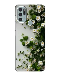Чехол для Motorola MOTO G60s с картинкой «Ветка мелких белых цветов» Чехол для Motorola MOTO G60s с картинкой «Ветка мелких белых цветов»
