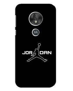 Чехол для Motorola MOTO G7 Play с картинкой «Nike Pink Swirl»