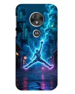 Чехол для Motorola MOTO G7 Play с картинкой «Jordan Gold Jumpman»