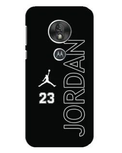 Чехол для Motorola MOTO G7 Play с картинкой «Jordan Vertical»